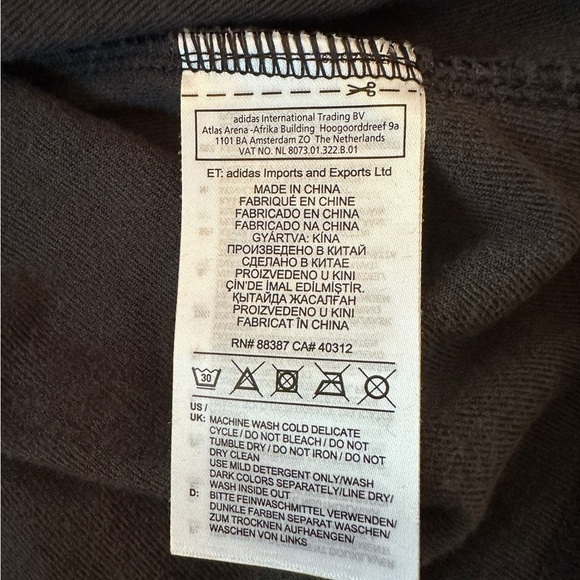 Adidas Women’s L black velvet turtleneck - Picture 5 of 6